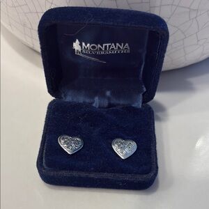 Montana Silversmiths Silver Heart Earrings